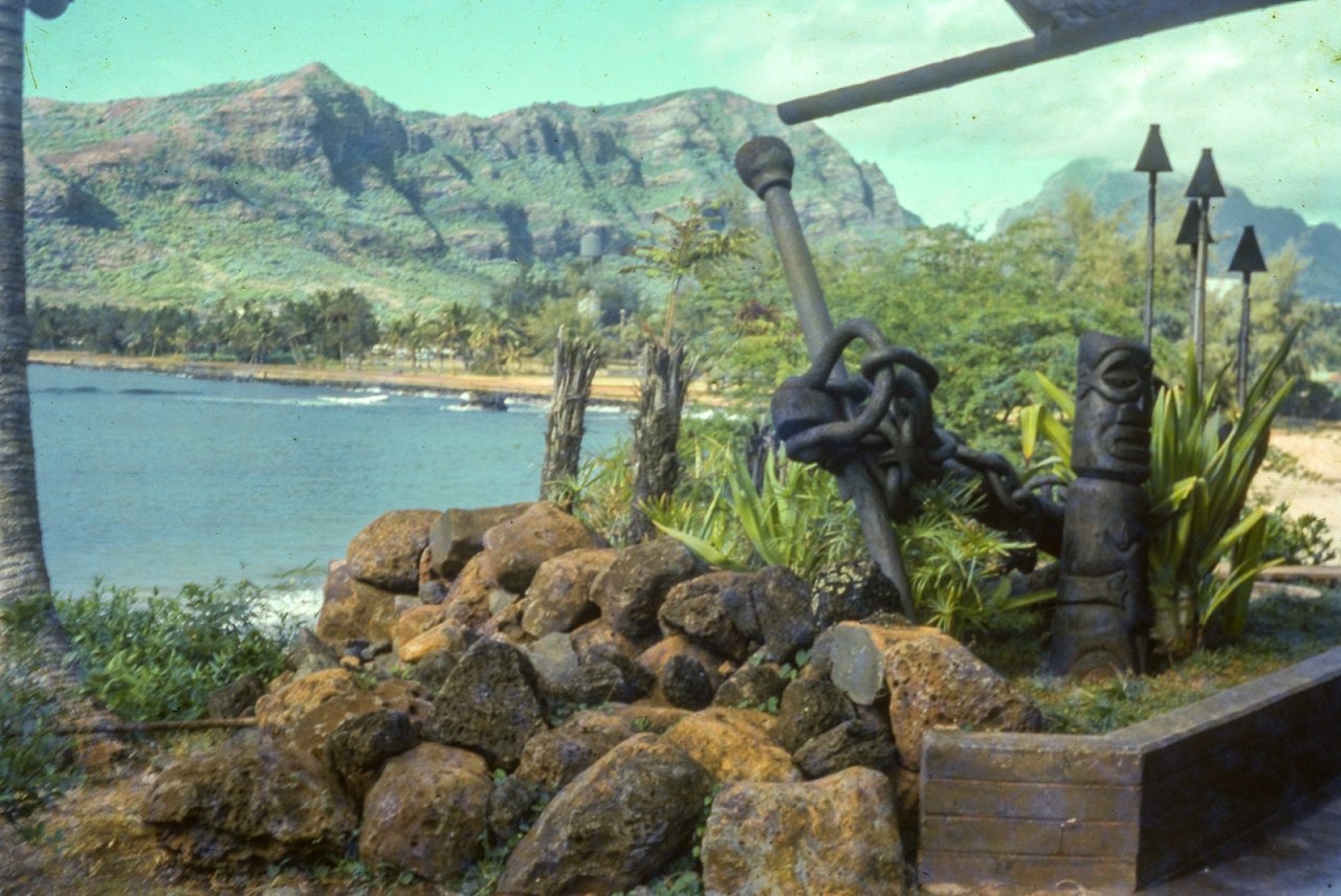 Kauai Surf Hotel August 1962 Beach View Tiki